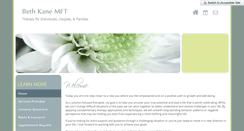 Desktop Screenshot of bethkanetherapy.com